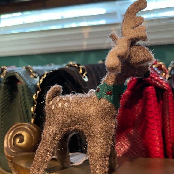 Wool Reindeer ornament🦌 - Picture 3 of 3
